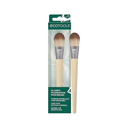 ECOTOOLS Classic Foundation - Brocha para Maquillaje Fluido