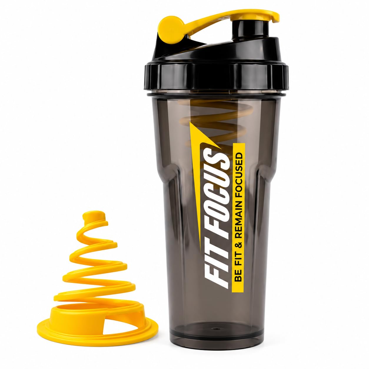Gym Shaker Bottle with Mixer Ball – Guaranteed Leakproof Protein Bottle for Fitness & Sports – Ideal for Smoothies, BCAAs & Supplements – Durable Workout Sipper for Men & Women-image-20
