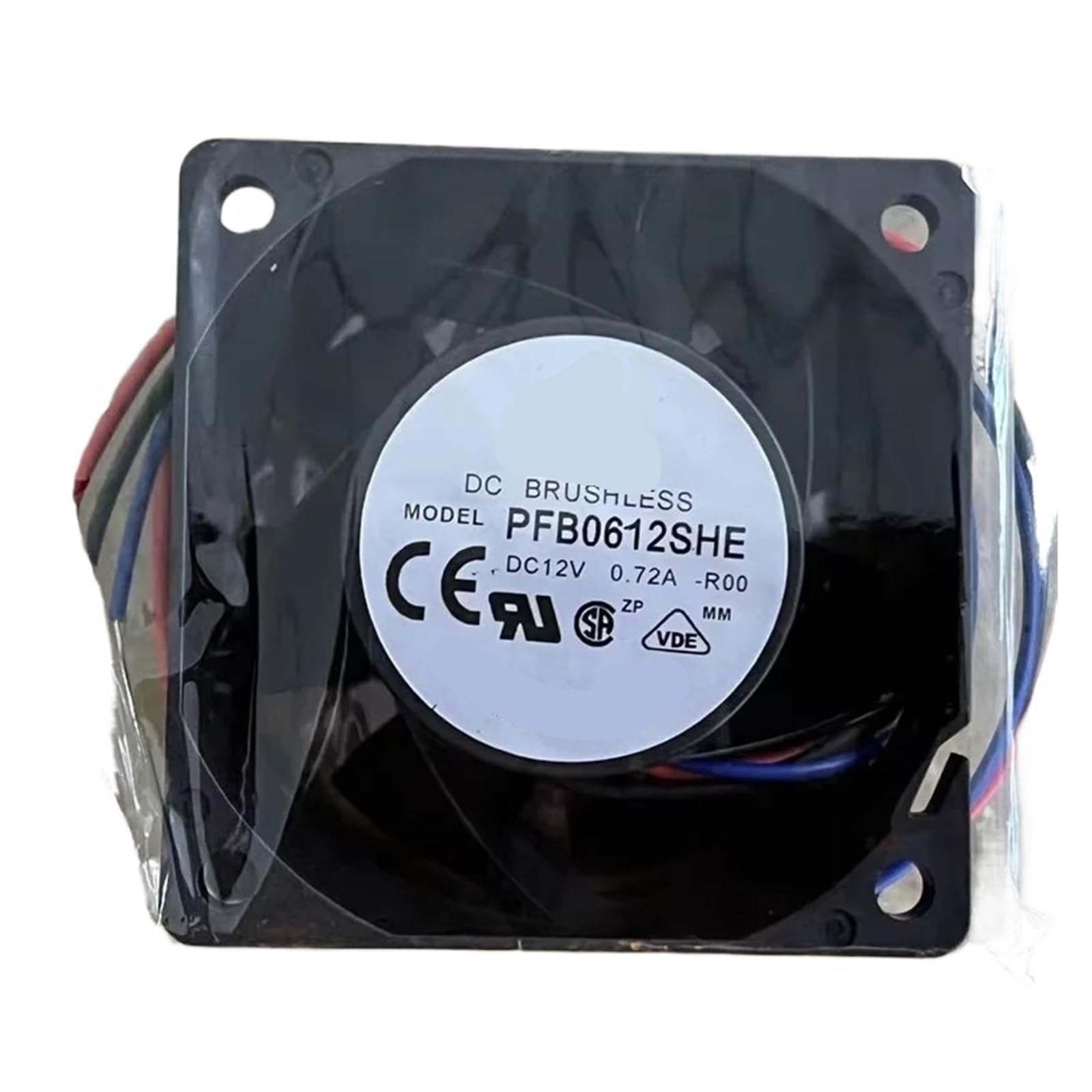 CZVJUKBYP PFB0612SHE-R00 12V 0.72A 6038 6cm Cooling Fan 3-Wire