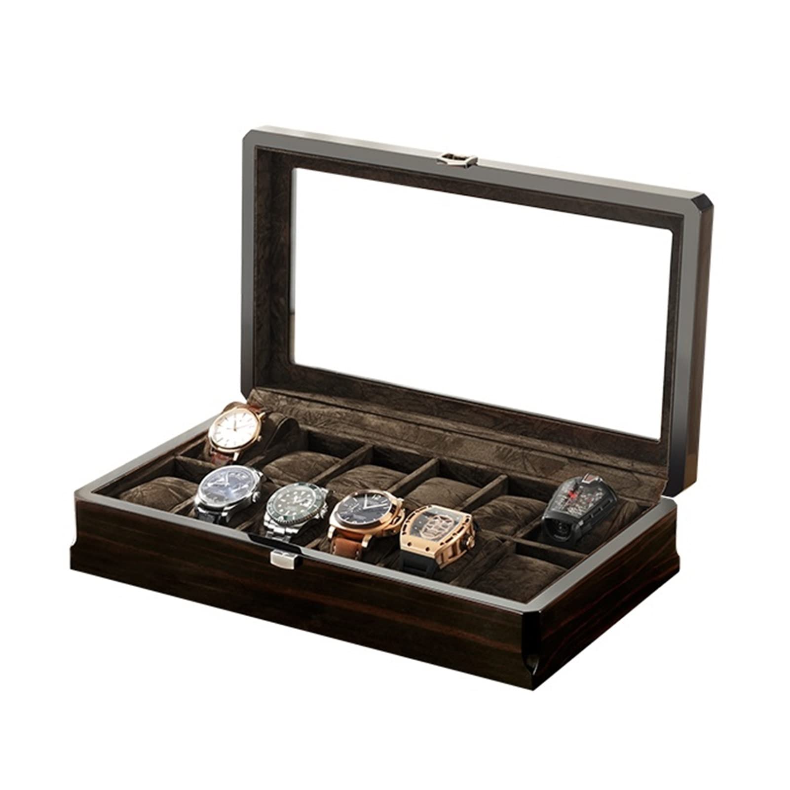 Boîte de montre 12 fentes pour protéger vos montres de la poussière et des rayures