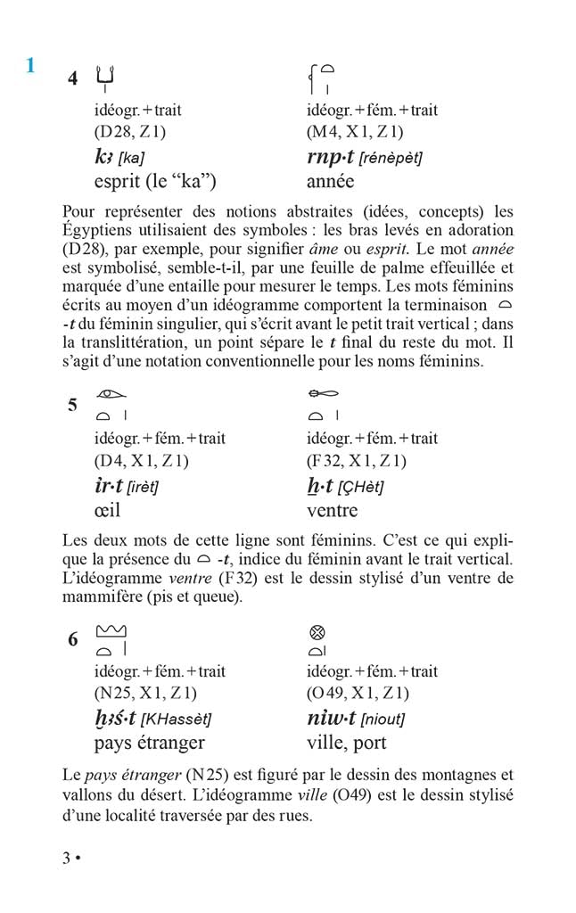 L'égyptien hiéroglyphique (livre seul)