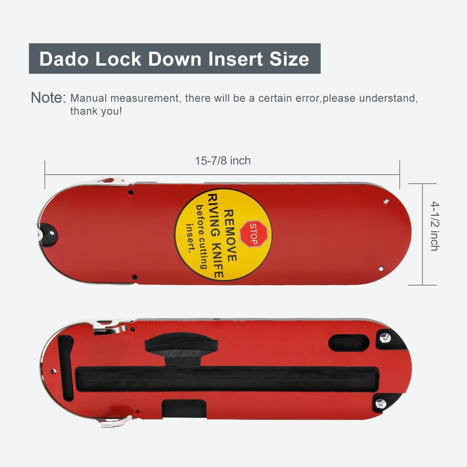 Thaekuns Dado Lock Down Insert for SawStop,Jet, saws