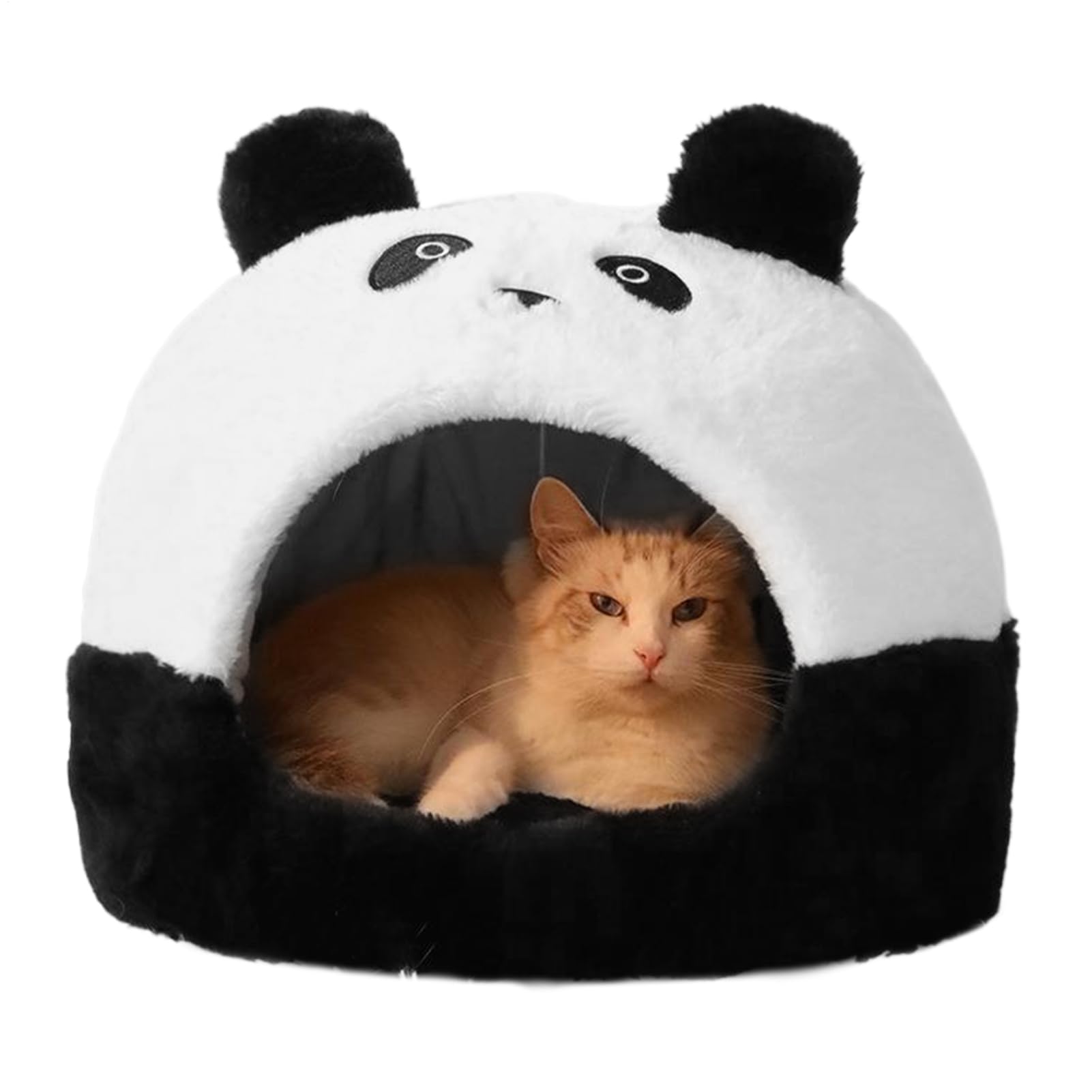Lit pour chat haut de gamme et maison panda ultra confortable