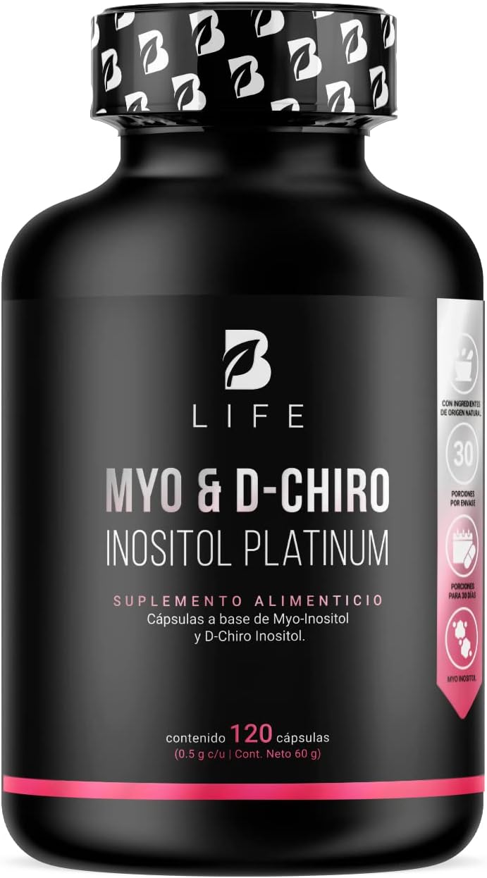 Myo y DChiro Inositol Ratio 401 con 500 mg de 120 Cápsulas