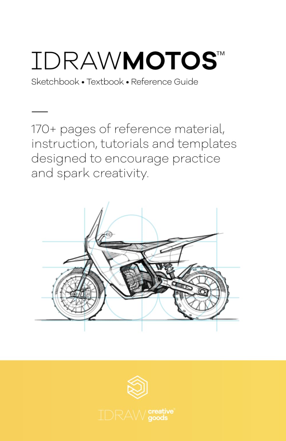 Carnet I DRAW MOTOS pour dessiner vos projets de moto custom à l'atelier