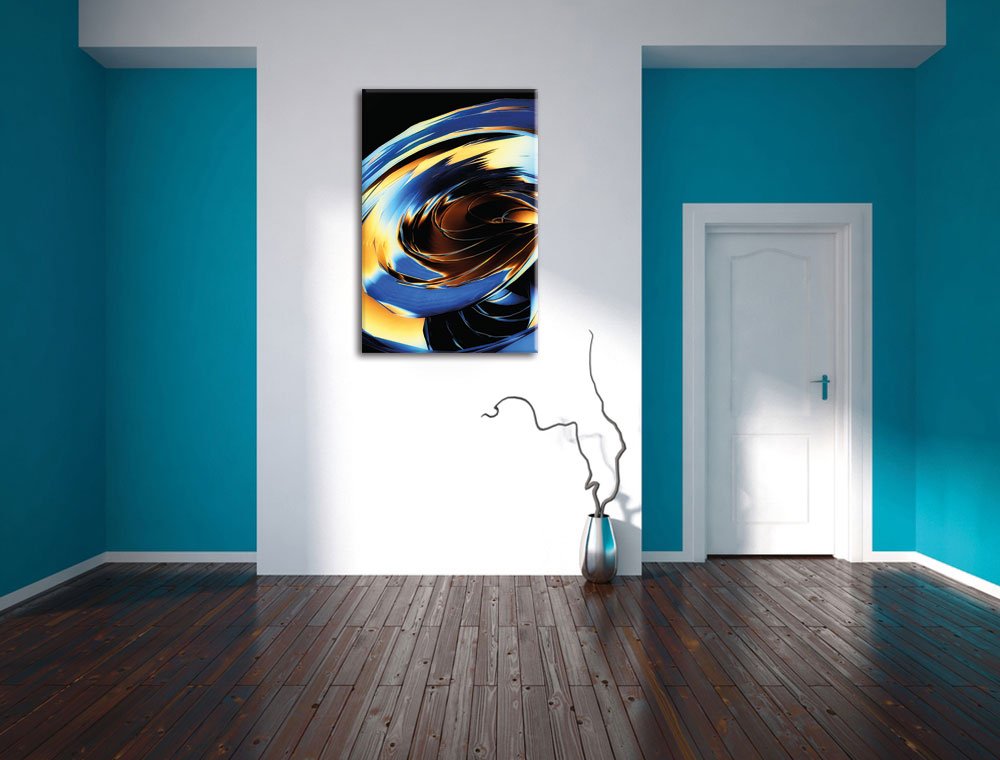 Pixxprint Muro all'alba Stampa su tela 100x70 cm artistica murale