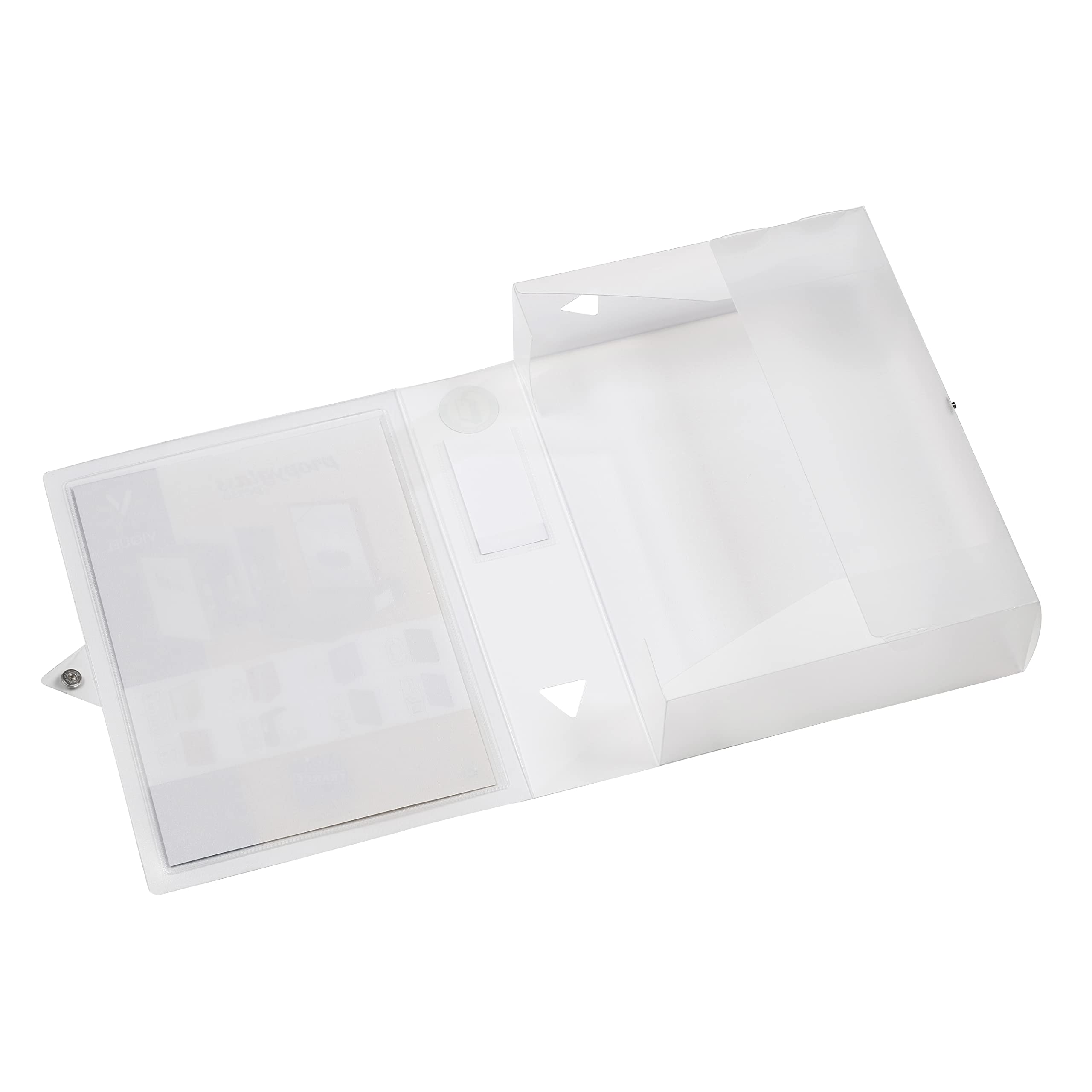 Viquel Class Doc PROPYGLASS Personalisable Box File Spine Width 80 mm Back colourless - Image 3