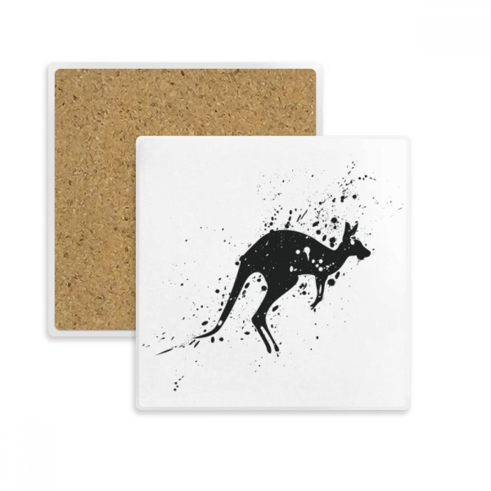 Coaster mexicaine kangourou dessous de verre tasse absorbant