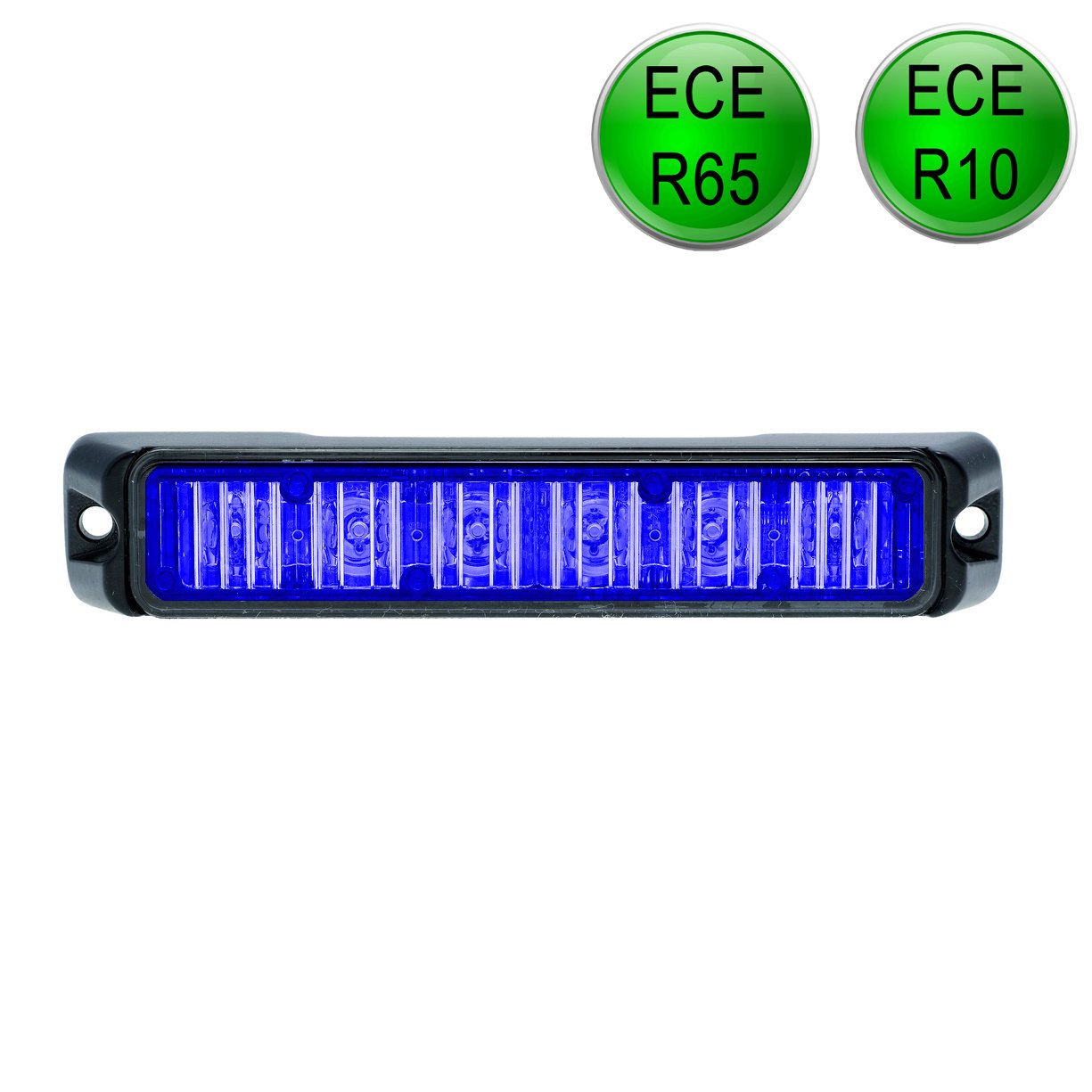 Niebieski reflektor LED R65 LED Martin Freeway 18 W, priorytet strażacki.