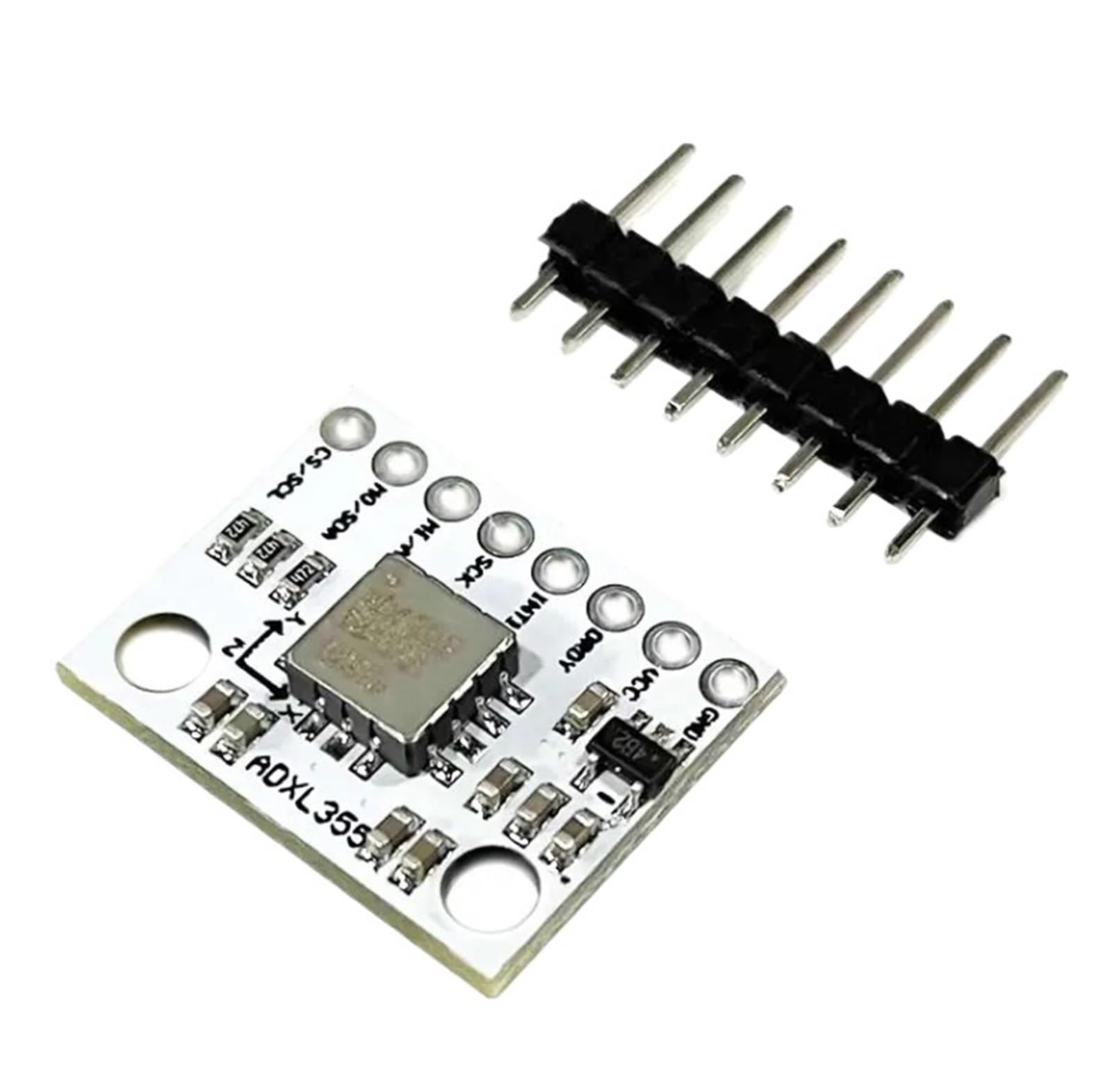ADXL355 Triaxialer Beschleunigungsmesser-Sensor-Modul ist ein integrierter Temperatursensor in Industriequalität mit geringem Stromverbrauch und digitalem Ausgang