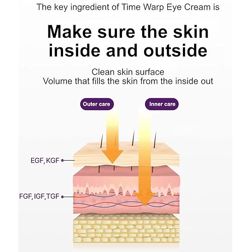 Miniatura 5 de MiBA EGF Signature Time Warp - Crema de ojos de 1.01 onzas líquidas con todas las condiciones de una buena crema para ojos