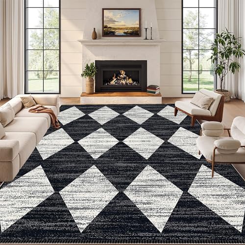 Tapis de salon lavable 200x280 cm moquette antidérapante - 2