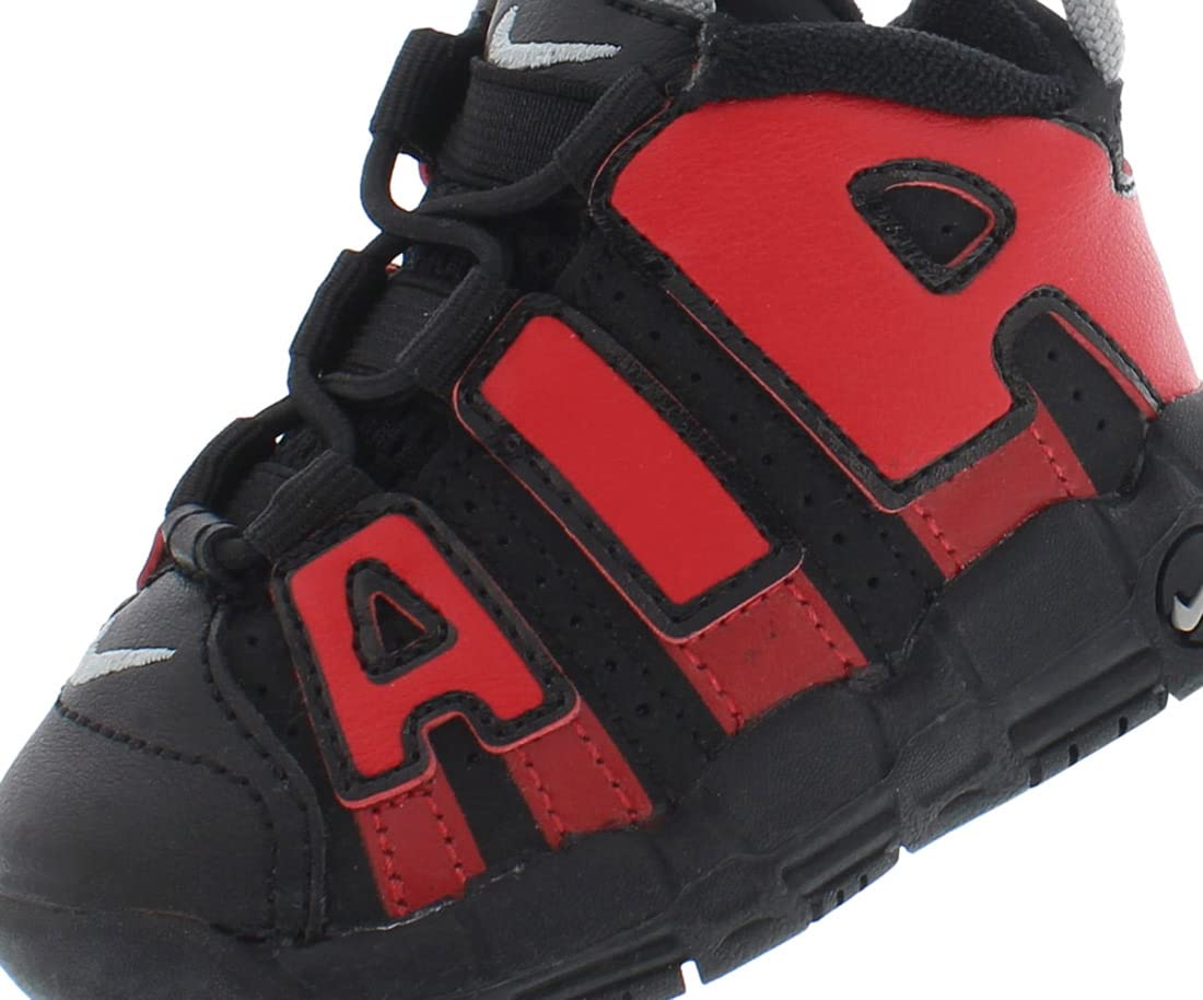 Nike Baby Boy's Air More Uptempo (Toddler) Black/University Red/Midnight Navy/White 6 Toddler M