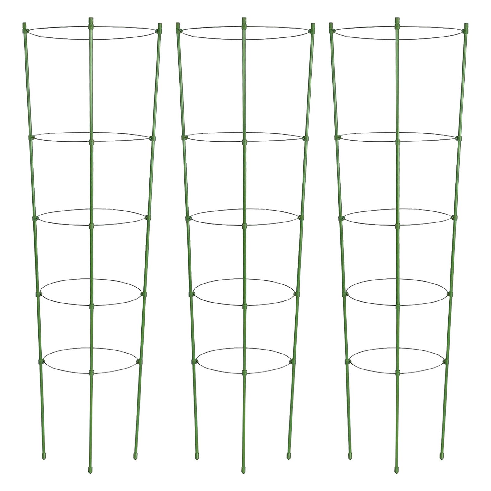 Photo 1 of ***USED - NO PACKAGING***
Tingyuan 3 Pack Plant Support Cage (60 inch)