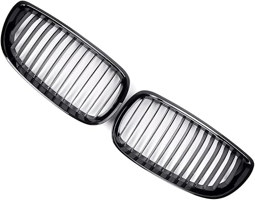 1 par de parrilla frontal negra brillante compatible con BMW E92 Coupe E93 convertible pre-Facelift y BMW Serie 3 M3 E92 E93 2007-2013