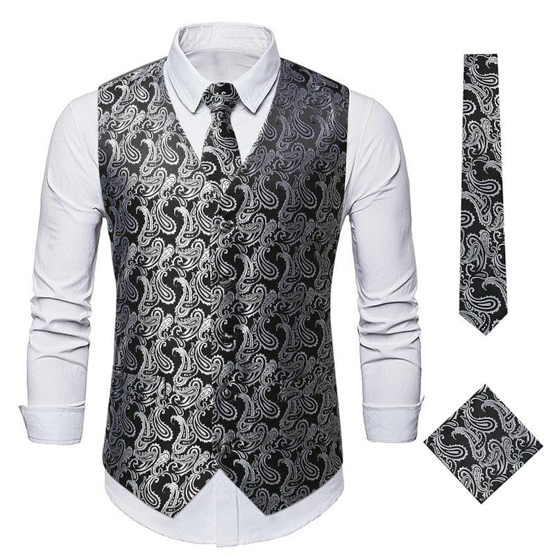 Chaleco de traje casual para caballero ropa elegante corte moderno 2
