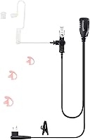Vista 8 de commountain Auriculares para Motorola Walkie Talkie y Radio con PTT/Mic, Compatible con CP200D CP100D R2 CP200 CP185 BPR40 CLS1410 CLS1110 RMU2040