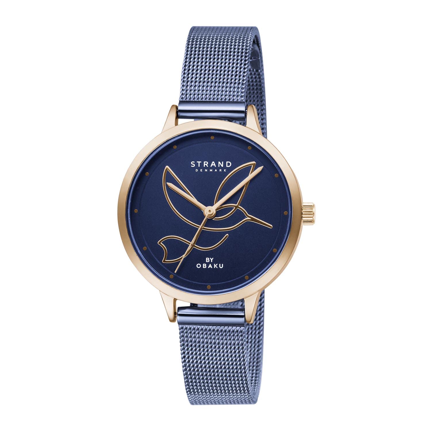 Strand By Obaku Hummi Ocean Quartz Blue Round Dial Womens Watch - S720LXVLML (B097HL2TWK) Amazon Price History, Amazon Price Tracker