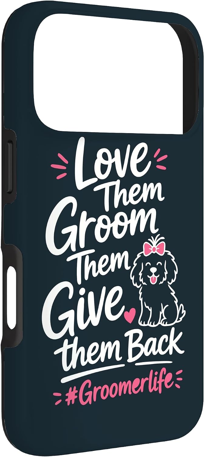 Cute Dog Groomer Pet Stylist Grooming Salon Case for iPhone 17 Pro image 3