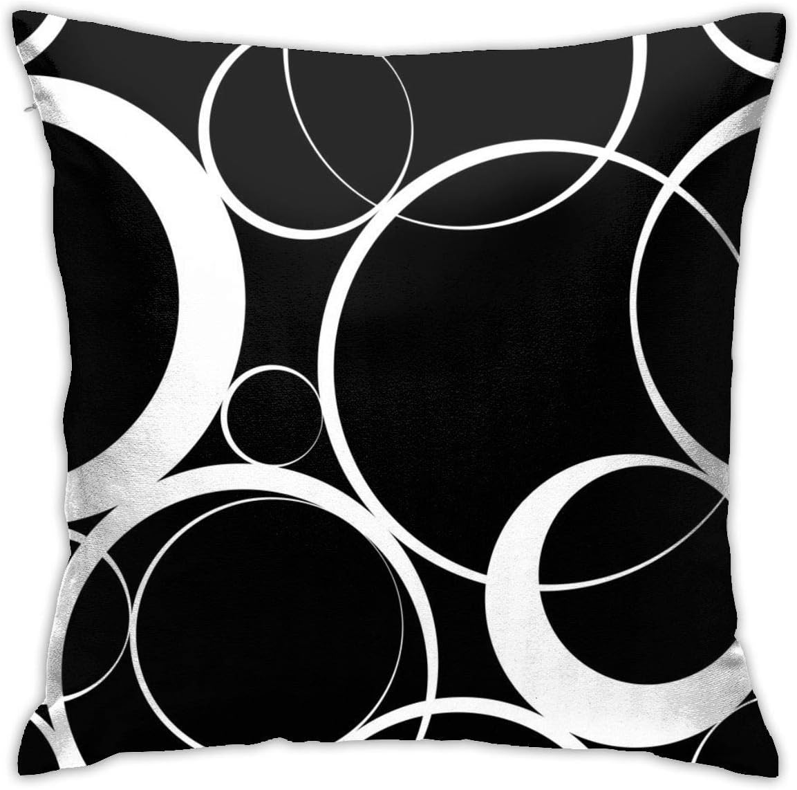 ZHIZHEND Modern Throw Pillow Cushion Covers,Line Black