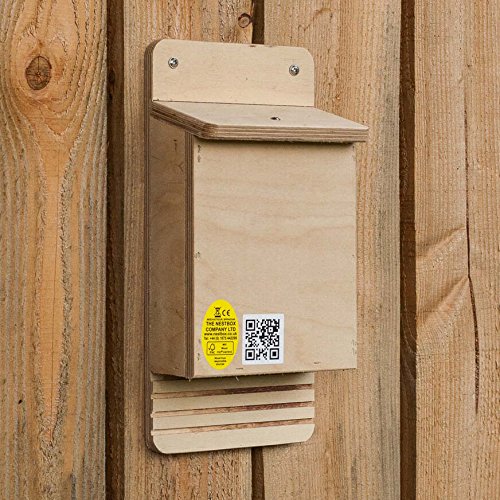 Nestbox CoTraditional Wooden Bat Box with Single Roosting Chamber