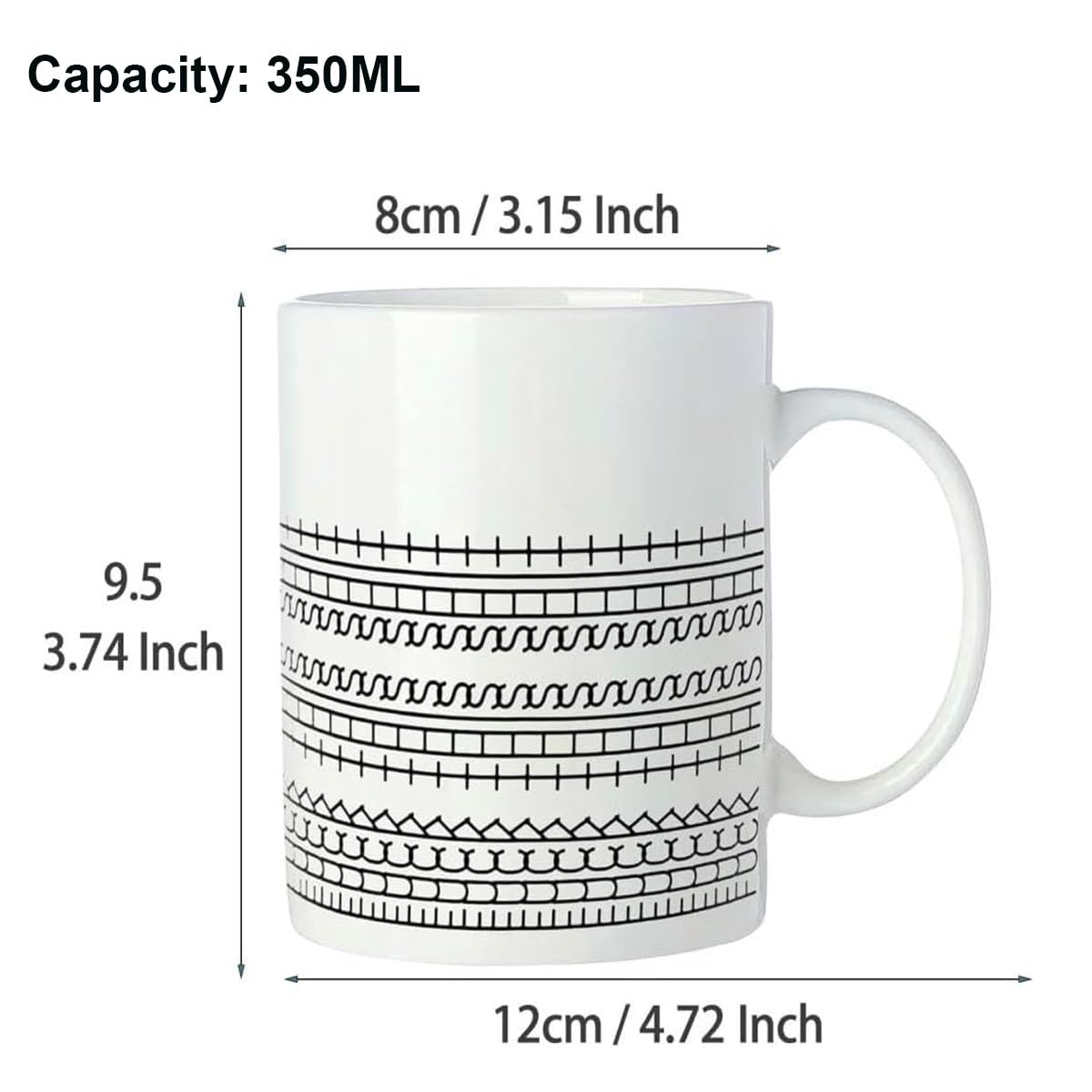 Twshiny Funny Coffee Mugs Black 11oz, Hidden Message Supervisor MugGift for Coworkers & Work Besties - Image 4