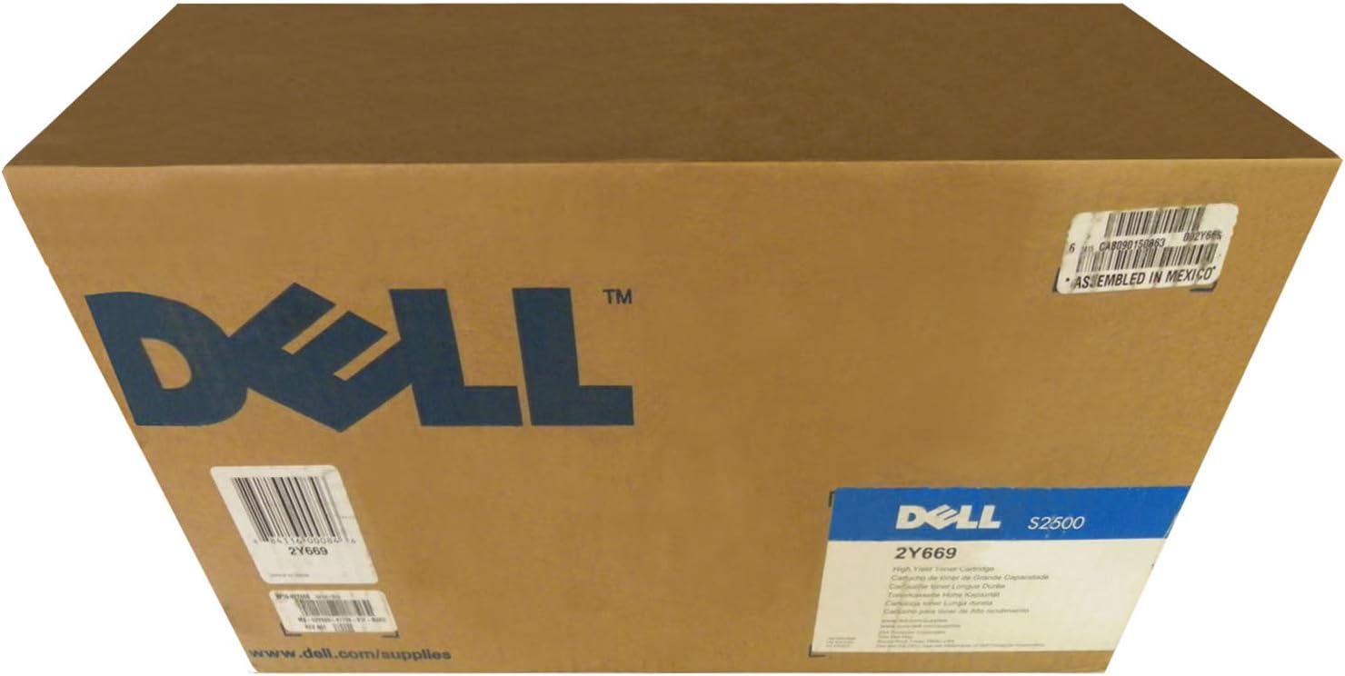 Dell Toner Cartridge S2500n Laser Printer, Black (2Y669)