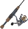 Pflueger President Spinning Reel and Fenwick Elite Tech Ice Fishing Rod Combo, 30 - Medium Heavy