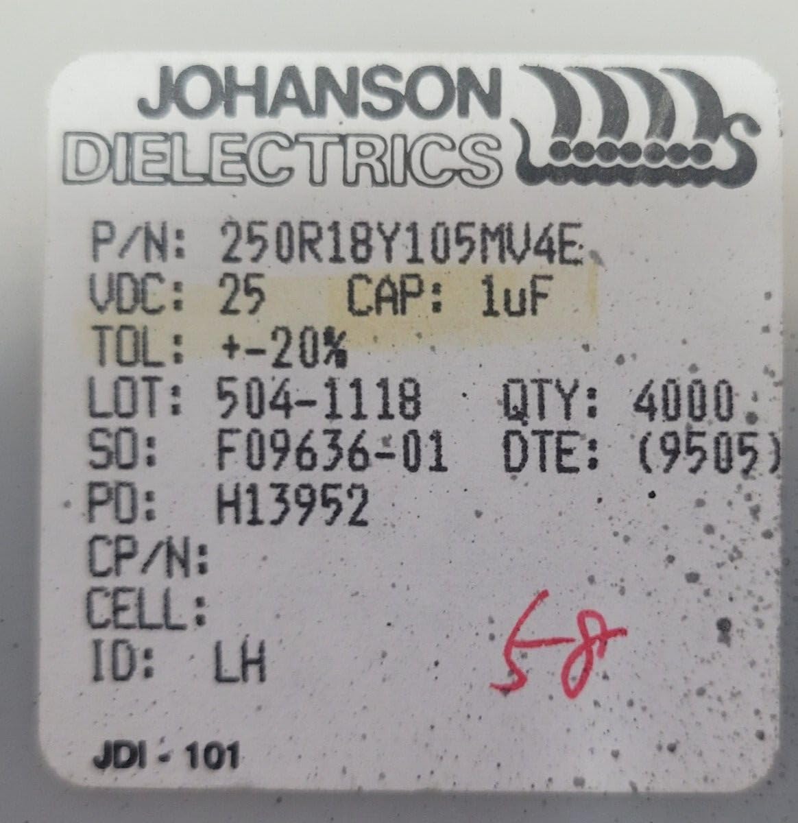 (1 PC) 250R18Y105MV4E JOHANSON