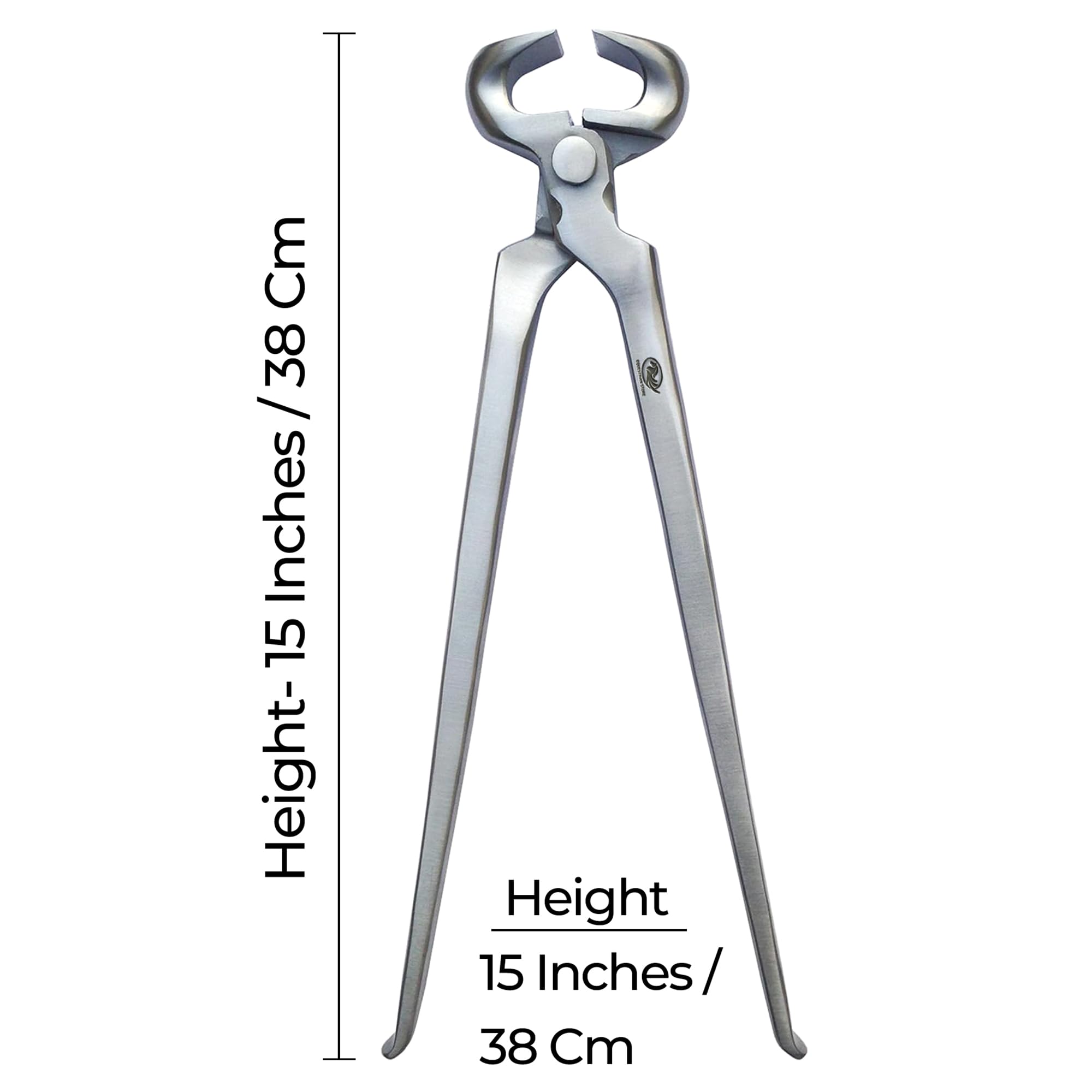 Pince à sabots pour animaux de ferme. Pinces à sabots robustes pour chevaux, bovins, chèvres, coupe-sabots en acier inoxydable – Accessoire de soin des sabots durable pour maréchals et sabots (38 cm)