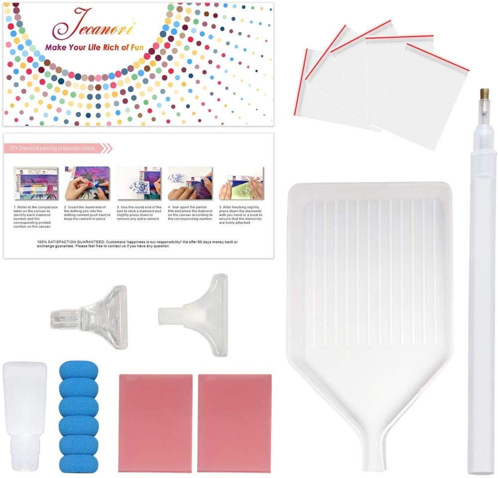 5D DIY Diamond Painting Kit Completo, Pittura da Diamanti Adulti Ricamo Punto Croce Kit Strass Diamante Arte Artigianato per la Decorazione Della Parete di Casa Sunset Bridge 50x100cm/20x40 inch