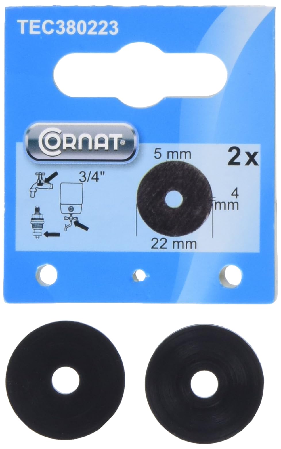 Cornat Schwarz Tec380223 22Mm Assortment Of Tap Plates