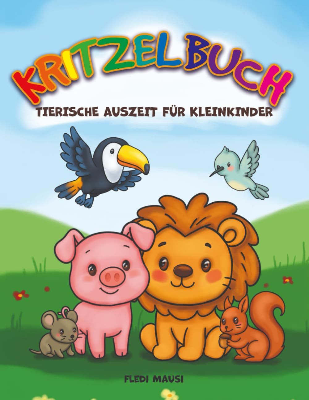 Kritzelbuch: Tierische Auszeit für Kleinkinder