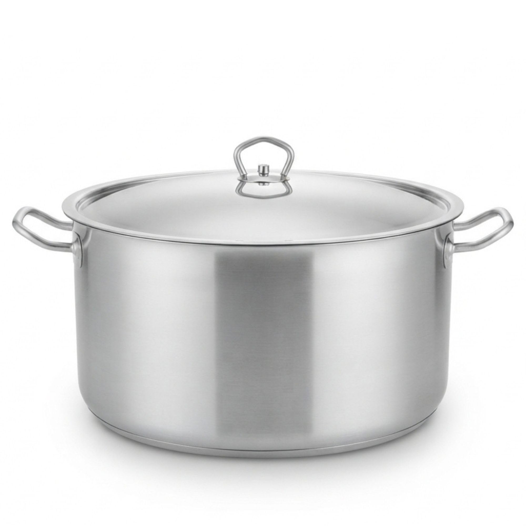 Kochtopf Ø36 cm aus Edelstahl mit Deckel 19 L Universaltopf Induktion