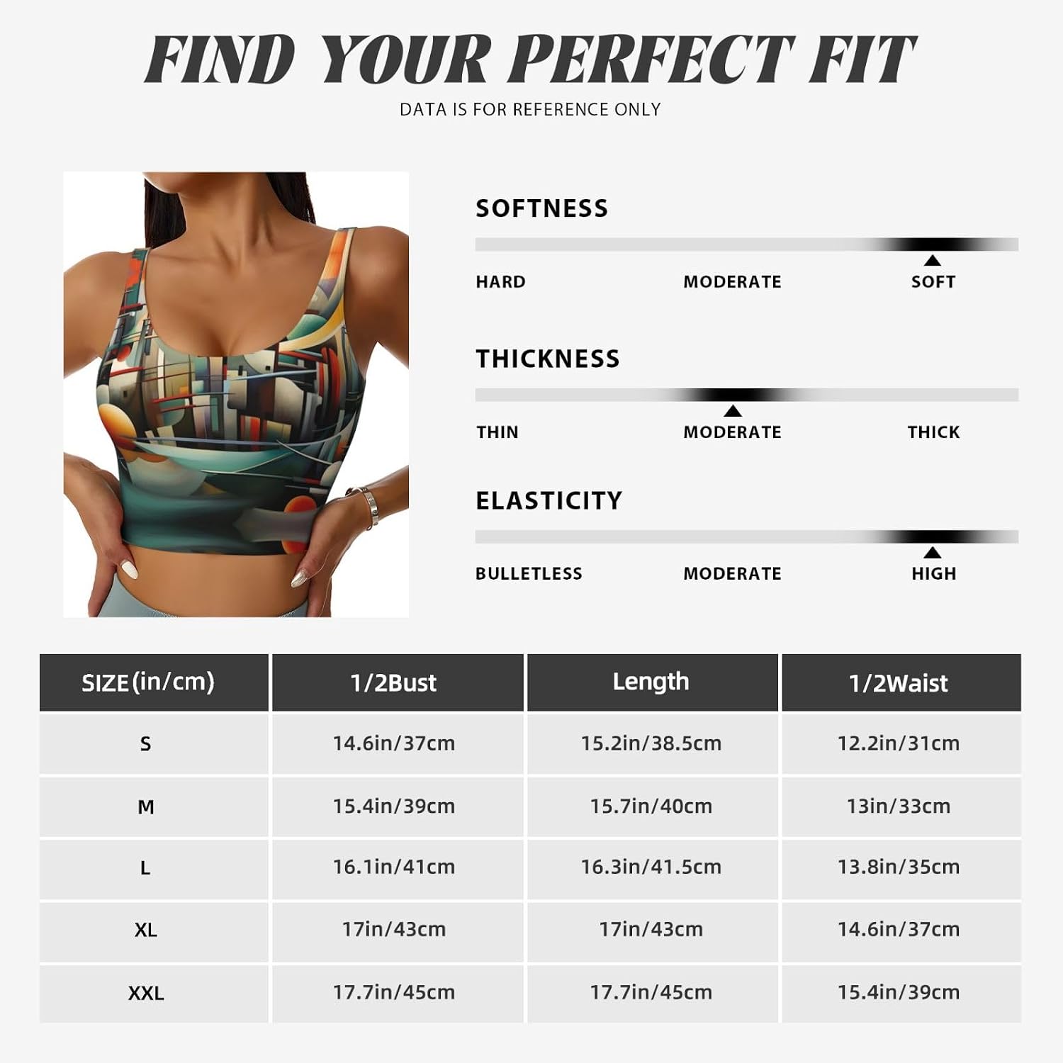 Futurist Painting Women's Sports Bras - High Support Workout Tops for Women