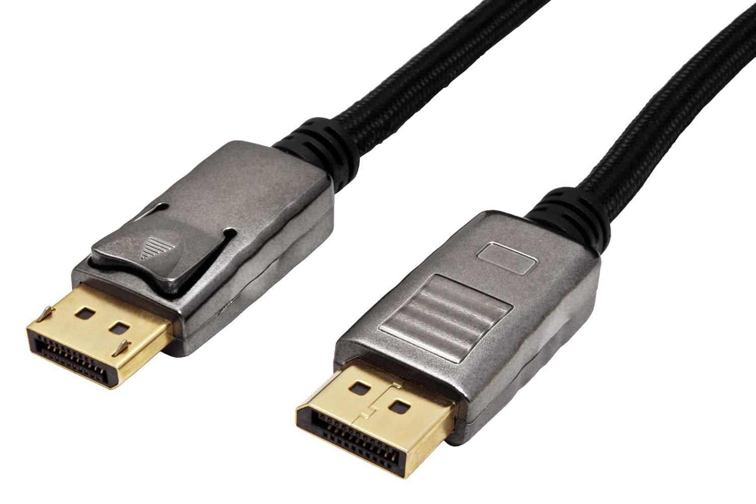 Roline HQ DisplayPort Cable, DP - DP, v1.2, M/M, Silver/Black, W128947408 (DP, v1.2, M/M, Silver/Black, 3m)
