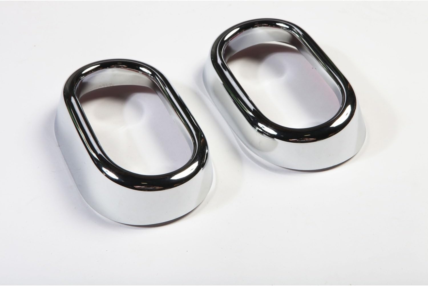 Rugged Ridge 11156.20 Door Handle Trim, Interior, Chrome; 07-10 Jeep Wrangler JK