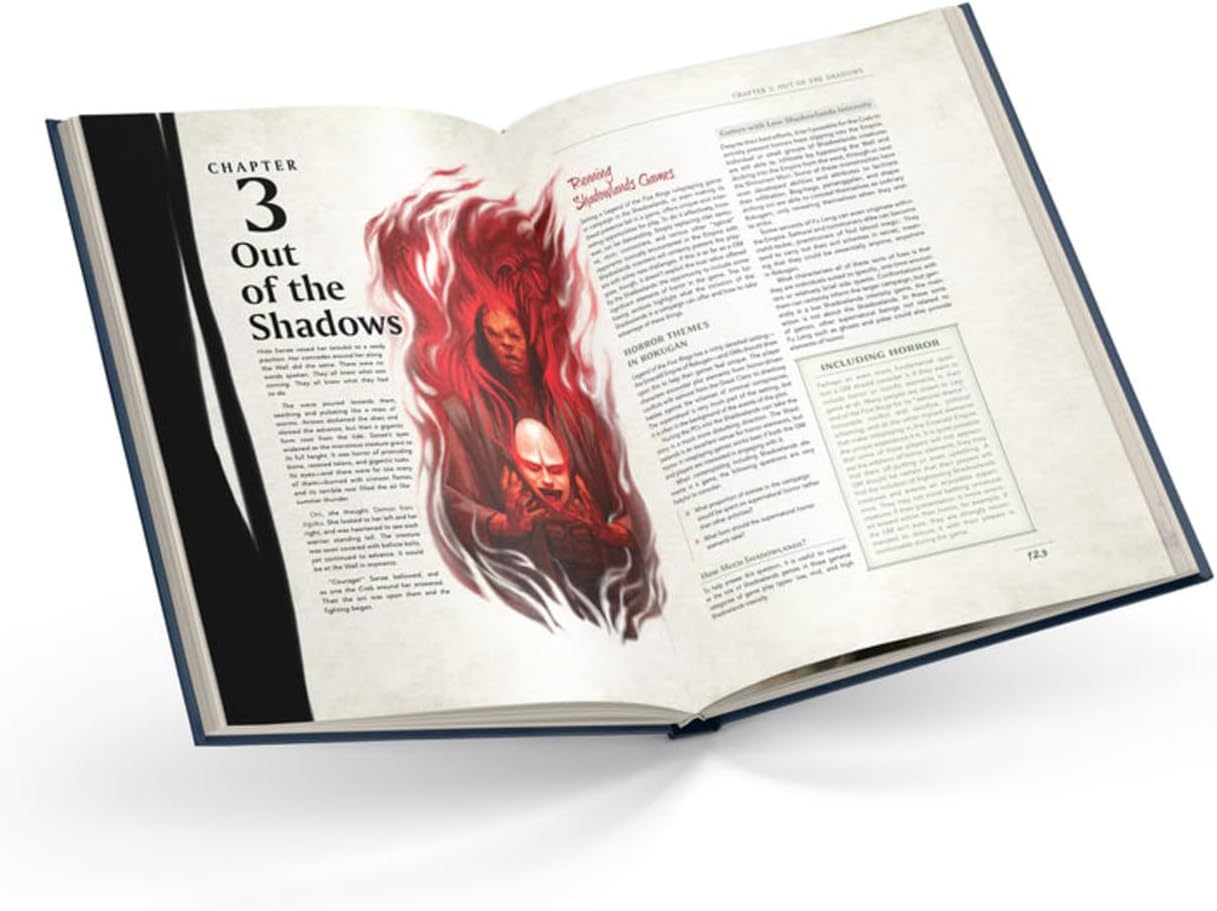 Legend of The Five Rings Roleplaying Game Shadowlands SOURCEBOOK - Adventure Game, Strategy Game for Kids & Adults, Ages 14+, 3-5 Players, 2 Hour Playtime, Made by Edge Studio