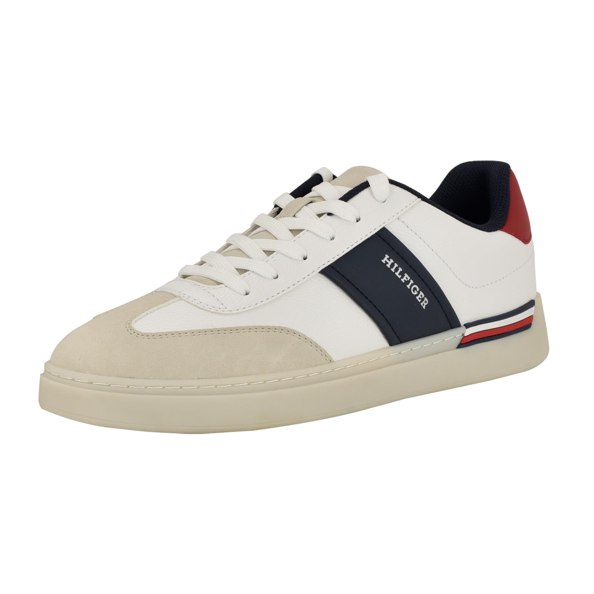 

                                                    Tommy Hilfiger Men's Jivlin Sneaker, White/Dark Bl