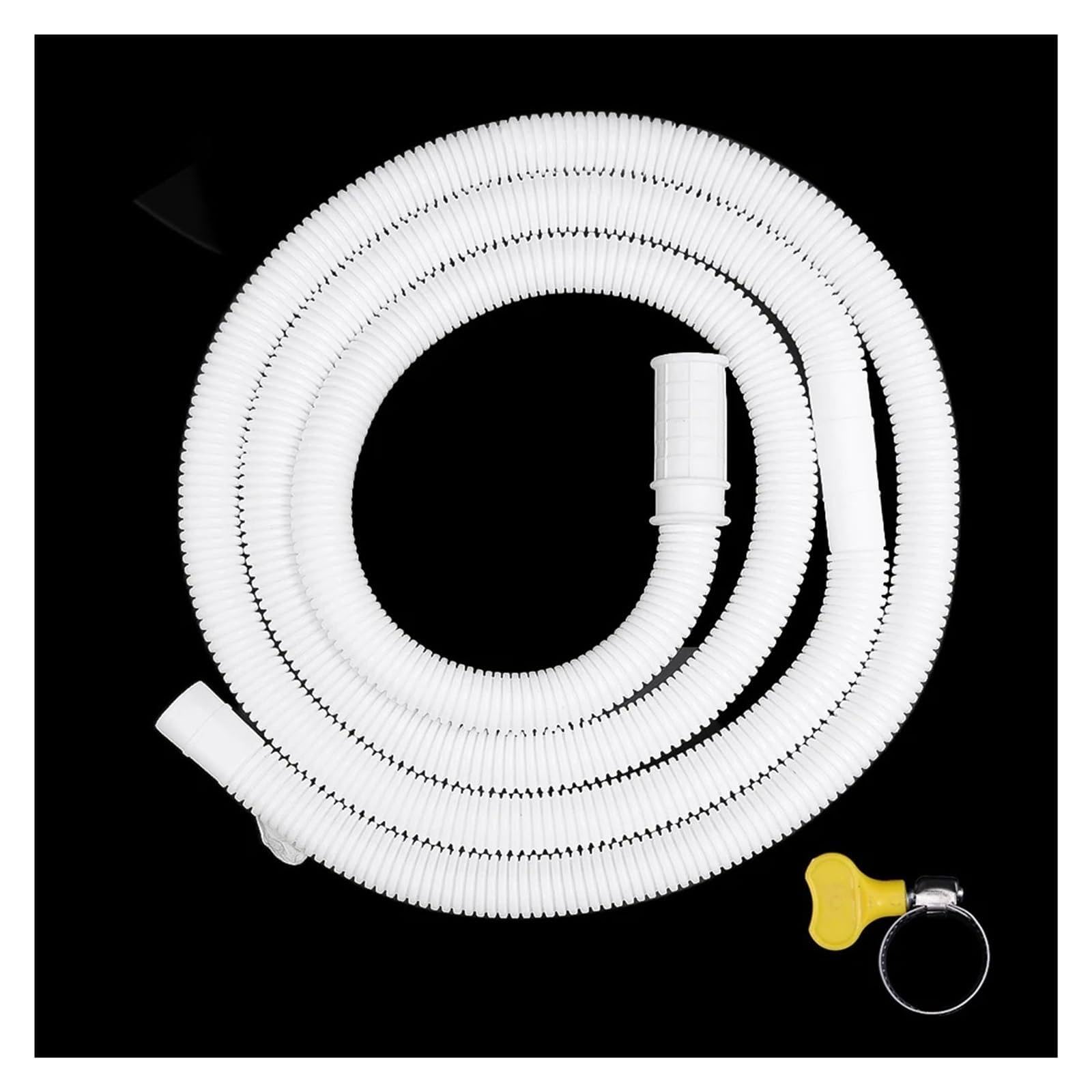 Rshechufbfg 2M Extension Drain Hose,Compatible For Washing Machine,Air Conditioner,Faucet,Semi-Automatic Washer(2M)