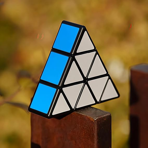 1x3x3 Single Layer Pyramid Cube, Funny 133 Pyramid Speed Cube Puzzle, Easy to Learn, First Choice for Getting Started