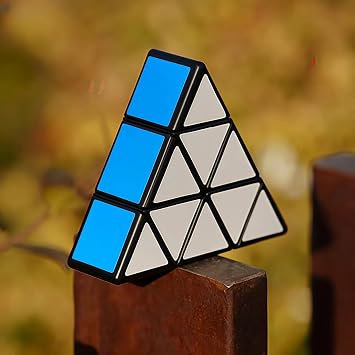 1x3x3 Single Layer Pyramid Cube, Funny 133 Pyramid Speed Cube Puzzle, Easy to Learn, First Choice for Getting Started