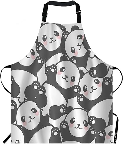 EKOBLA Delantales de fresa Acuarela Dibujado a mano Hermosa Fruta Delantal de primavera, Multi-a46