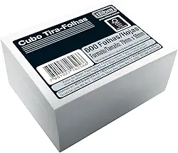 Tilibra - Cubo Bloco Lembrete Tira Folhas 600fls - 1 un