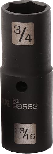 Miniatura 9 de STEELMAN 99563 12-Inch Drive 6-Point Impact Flip Socket, 78 pulgadas x 1516 pulgadas