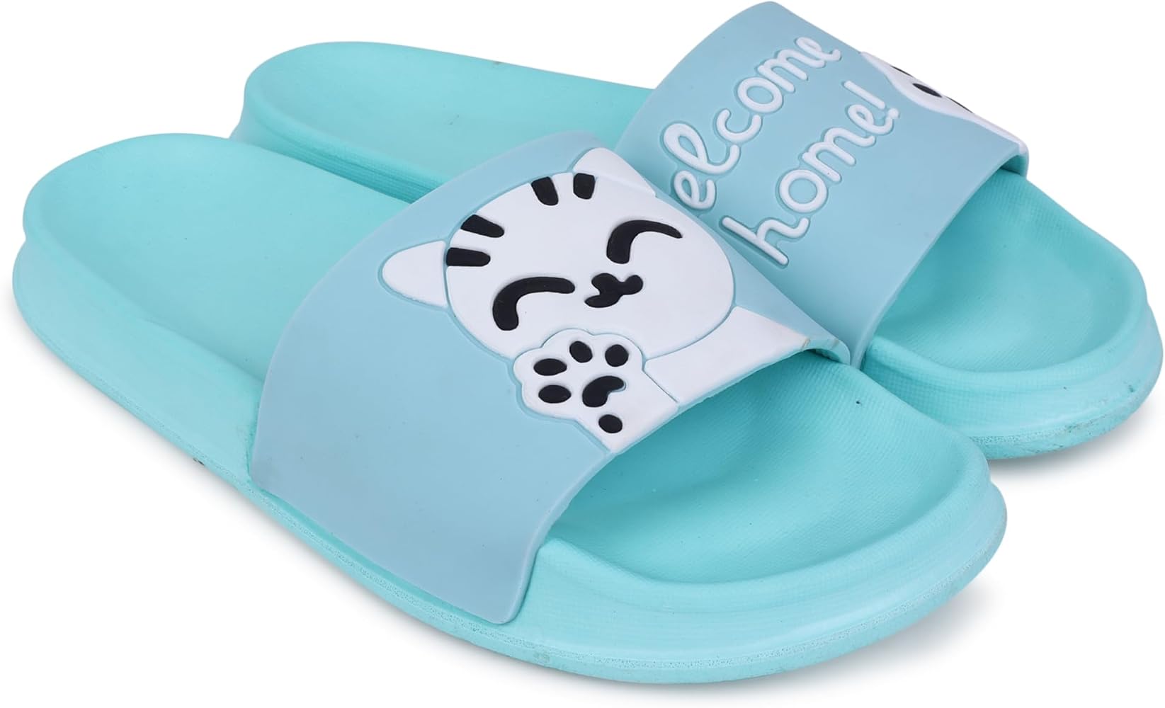 Buy Pampy Angel Welcome Women's Flip Flops Slides Back Open Household  Comfortable Slippers Blue,37 (Euro) at Amazon.in