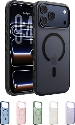 Belkin SheerForce Grip Cover per iPhone 17 Pro Max Compatibile con MagSafe, Desi