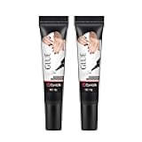 Curvlife Upgraded Super Strong 10g Semi Solid Nail Glue, 2pcs Best Soft Gel Nail Glue for Press on Nails - No UV Light Needed, Long Lasting