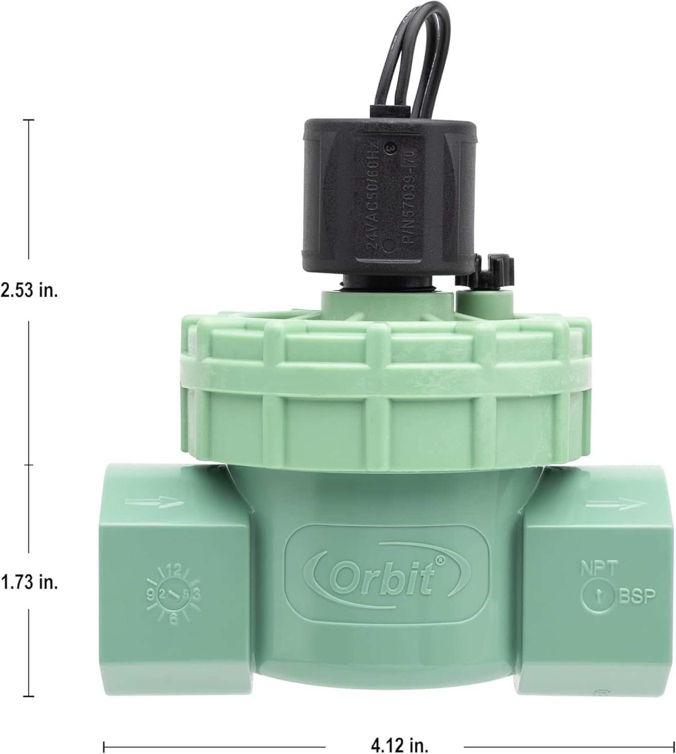 Orbit - Válvula de riego con rosca (NPT) de 1 pulgada – Sistemas de aspersor automático – 57461