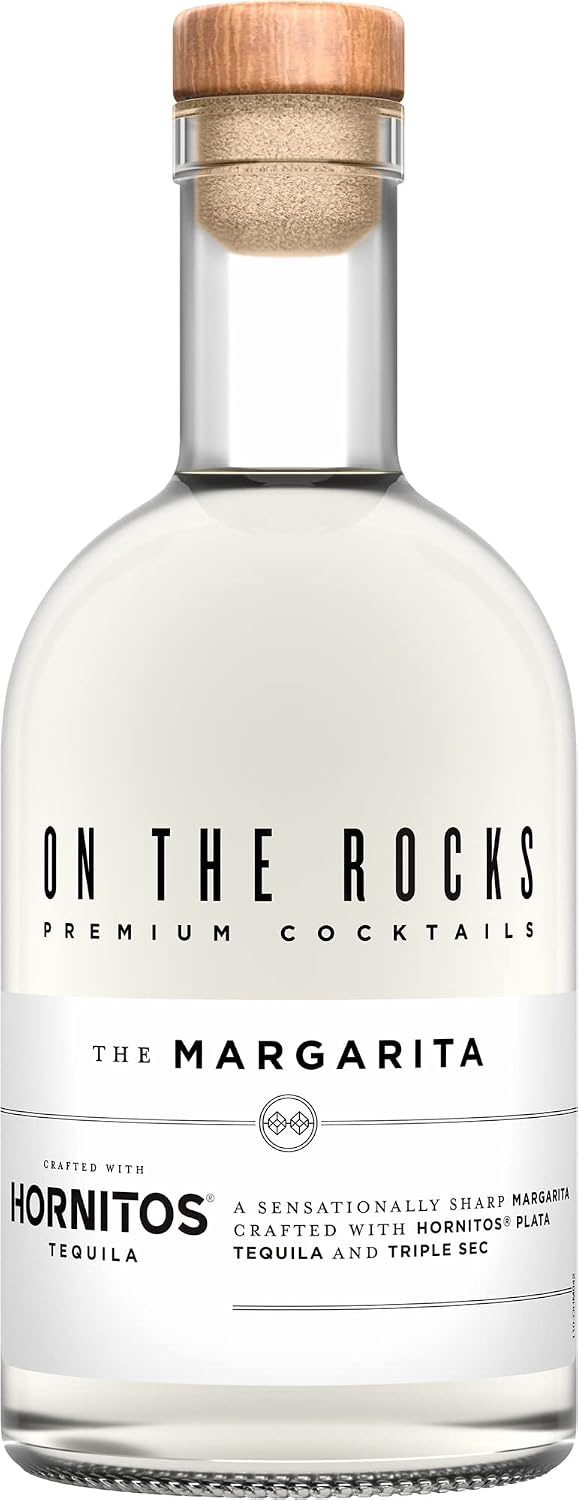 On the Rocks Cocktails Tequila Hornitos Margarita, 375mL, 40 Proof